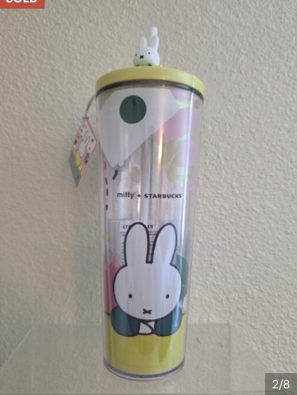 Starbucks X Miffy COLD Tumbler 24 Oz New With Tags - Picture 2 of 8